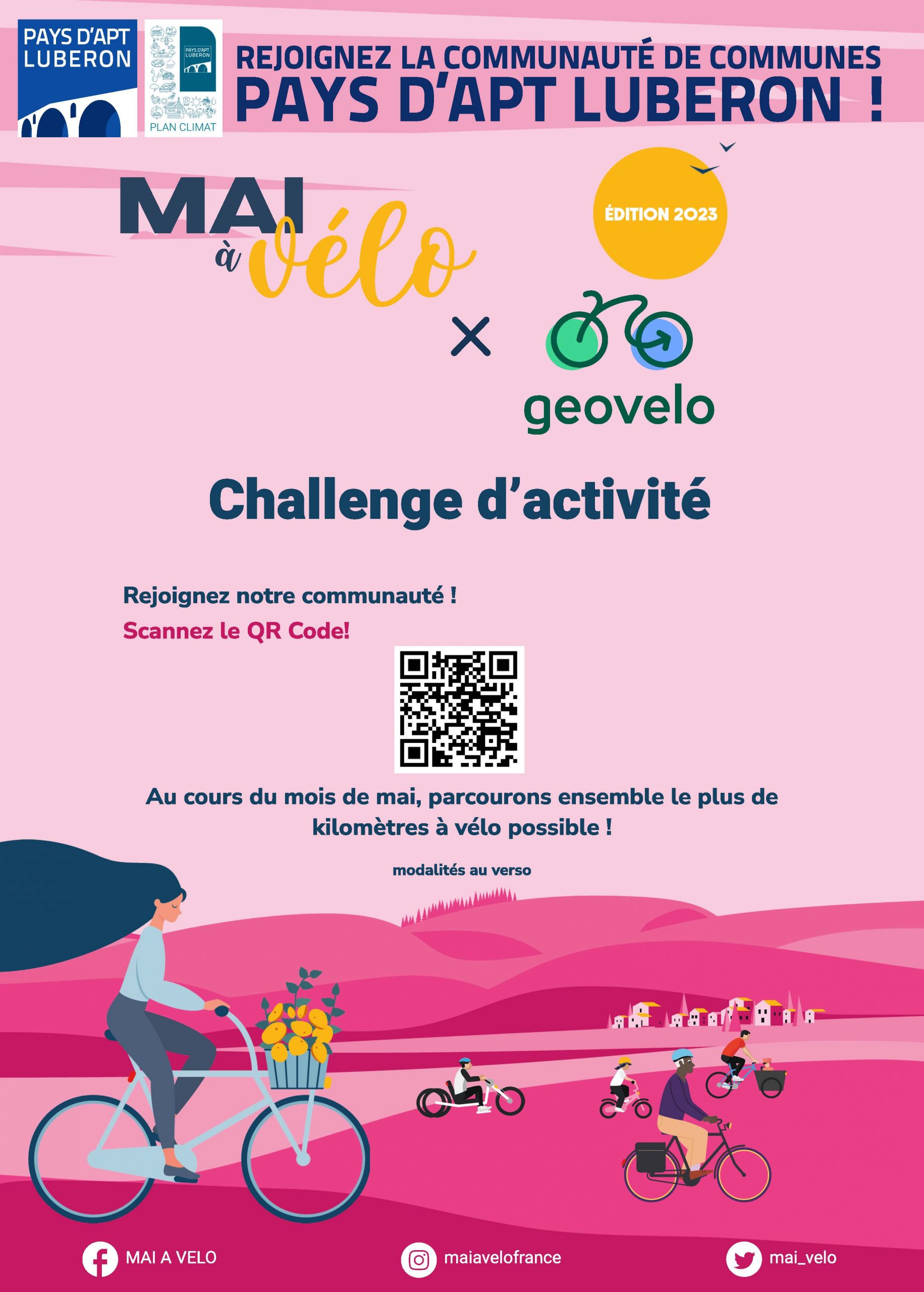 Challenge national « Mai à vélo » !