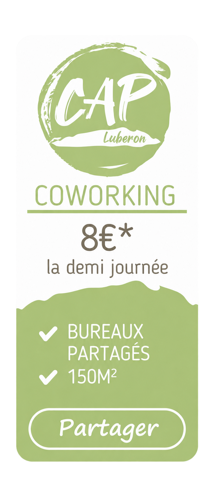 tarifs coworking Cap Luberon